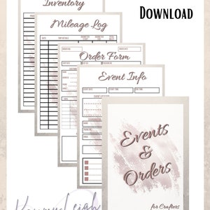 Event Planner | INSTANT DOWNLOAD | Craft Event Planner