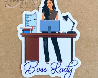 BOSS LADY Stickers, Pegatina de vinilo, Resistente al agua