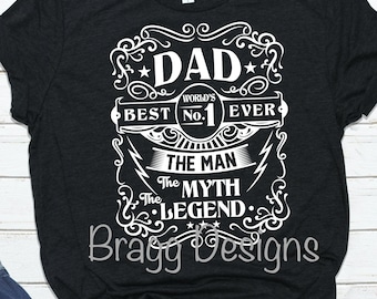 Worlds No 1 Dad, PapaShirt - Fathers Day