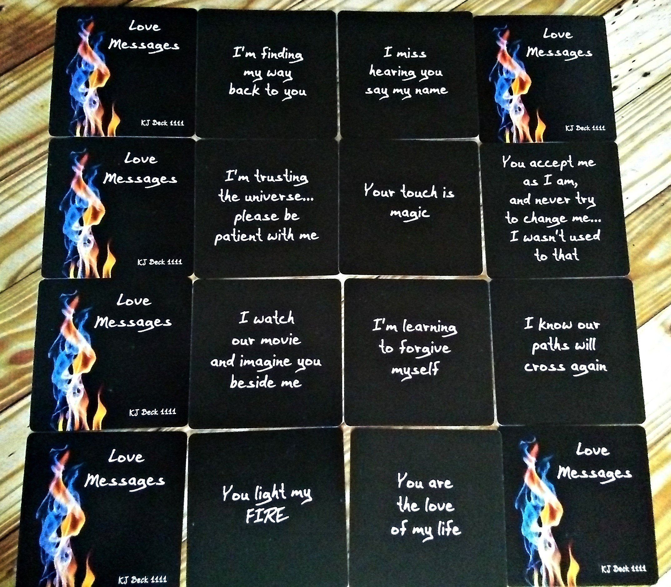 Love Messages Oracle Cards 3.5x3.5 Etsy