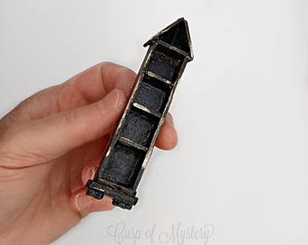 Miniature Rustic House Shaped Cabinet, 1:24 scale