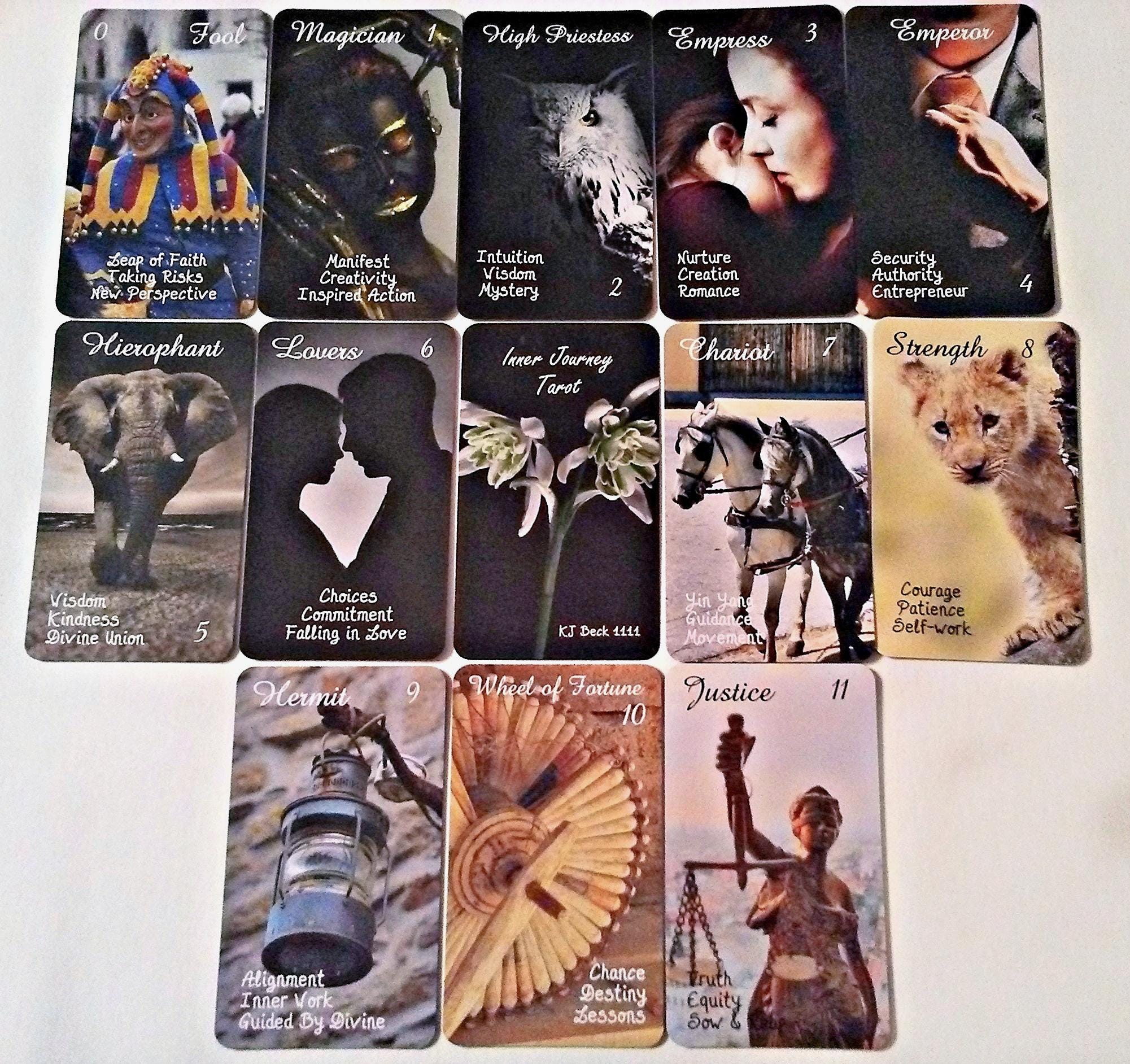 Inner Journey Tarot, Intuitive Guidance, (80 cards) - Etsy 日本