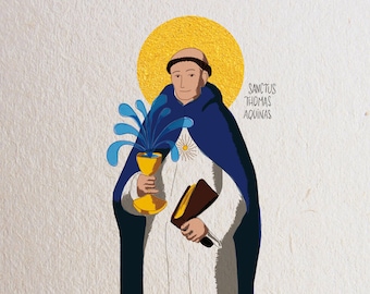 Saint Thomas Aquinas, limited edition 50 ex.