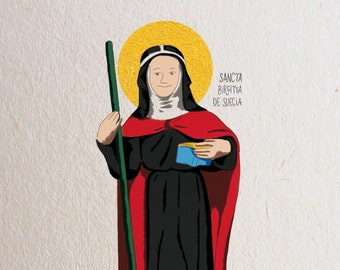 St. Brigitte of Sweden, limited edition 50 ex.