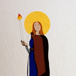 Saint Genevieve, limited edition of 10 copies.