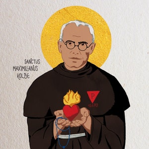 Saint Maximilian Kolbe, gelimiteerde oplage 50 ex.