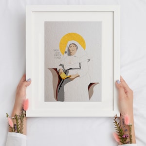 Illustratie van heilige(e) origineel, uniek en op bestelling