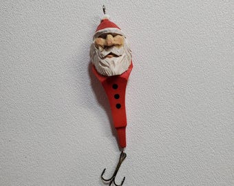 Santa Clause Fishing Lure Ornament