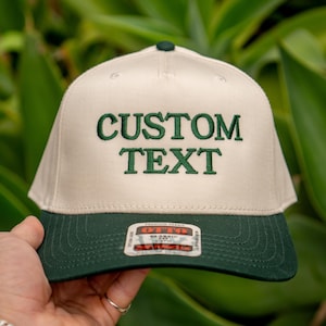Custom Embroidered Hat, Personalized Trucker Cap, Custom Text Dad Hat, Gift for Her or Him, Logo Hat, Bachelorette Party Hat