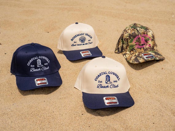 Custom Embroidered Coastal Cowgirl Trucker Hat: Bachelorette  display picture 2