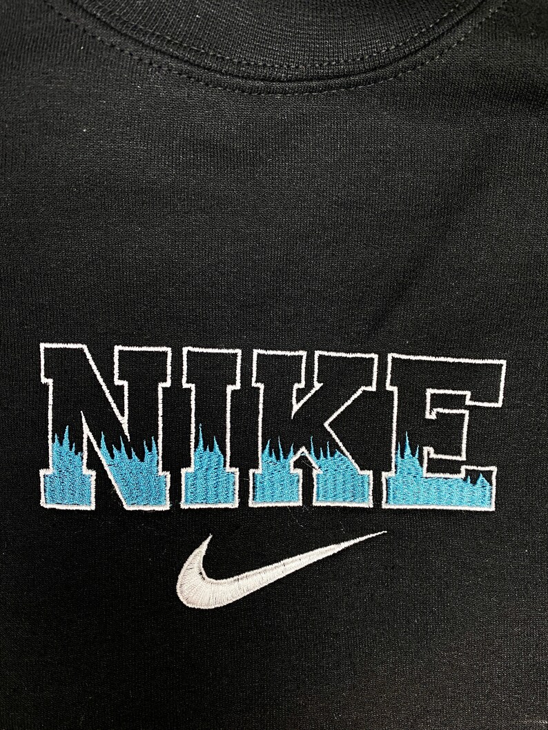 brown vintage nike jumper
