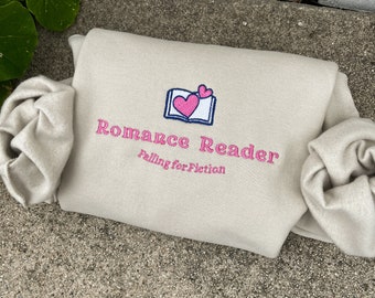 Sudadera bordada de lectora de romance: regalo de romance de Booktok