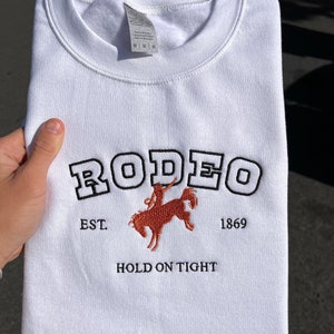 Let's Rodeo Type Font Sweatshirt main image 0