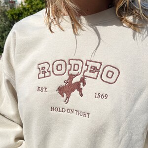 Let's Rodeo Type Font Sweatshirt main image 1