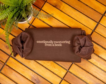 Emotionally Recovering From a Book Embroidered Sweatshirt, Book Lover Crewneck, Funny Bookish Gift, Reading Sweater, Bookworm Shirt