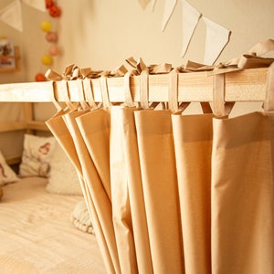 Kura vorhang beige, Curtain Ikea kura, House bed canopy, bed curtains, kura bed tent, canopy bed curtains, canopy bed house
