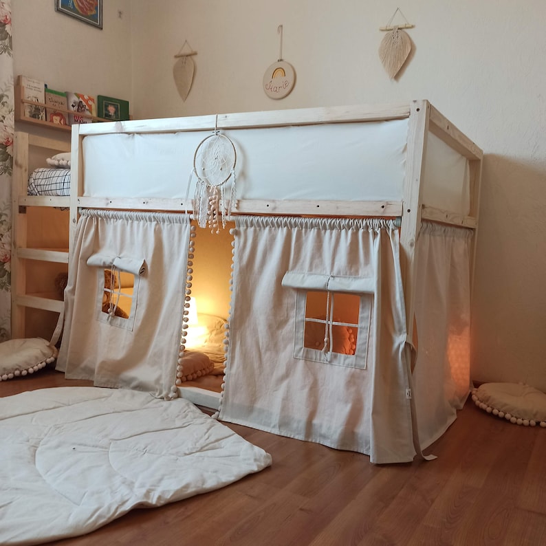 Curtain Ikea kura, ikea kura bed, kura accessories, bed curtains, kura bed tent, Canopy bed, canopy, canopy bed curtains, canopy bed house image 1
