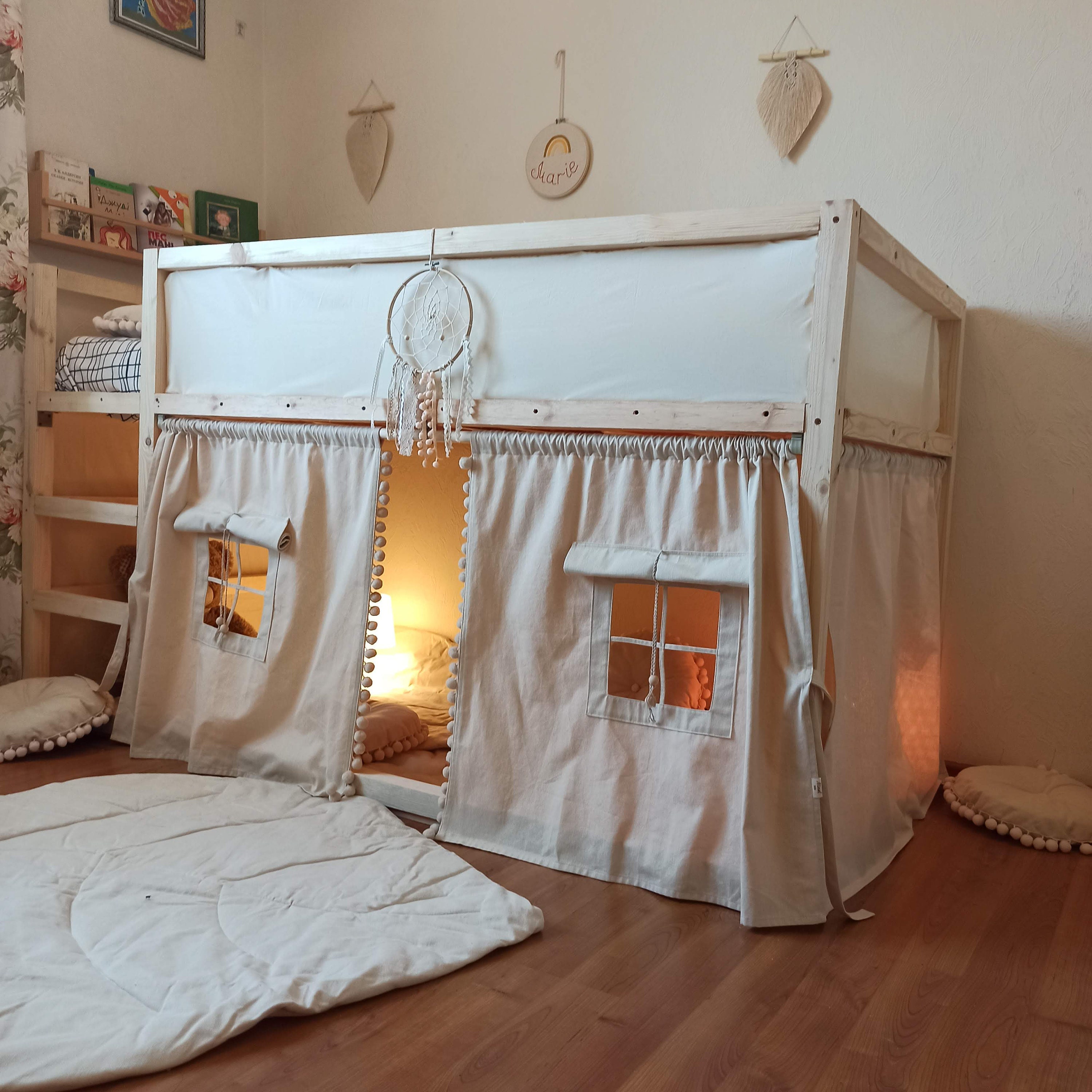 KURA Tente pour lit, espace/bleu - IKEA