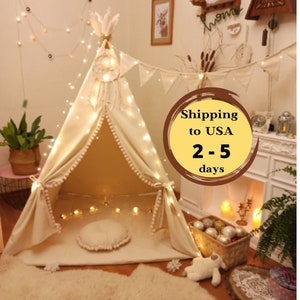 Teepee Kids Gift Kids Teepee Kids Tent Indie Room Decor Teepee
