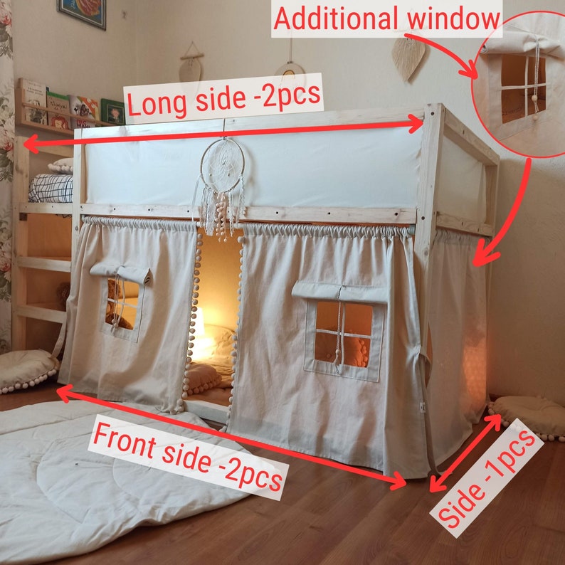Curtain Ikea kura, ikea kura bed, kura accessories, bed curtains, kura bed tent, Canopy bed, canopy, canopy bed curtains, canopy bed house image 10