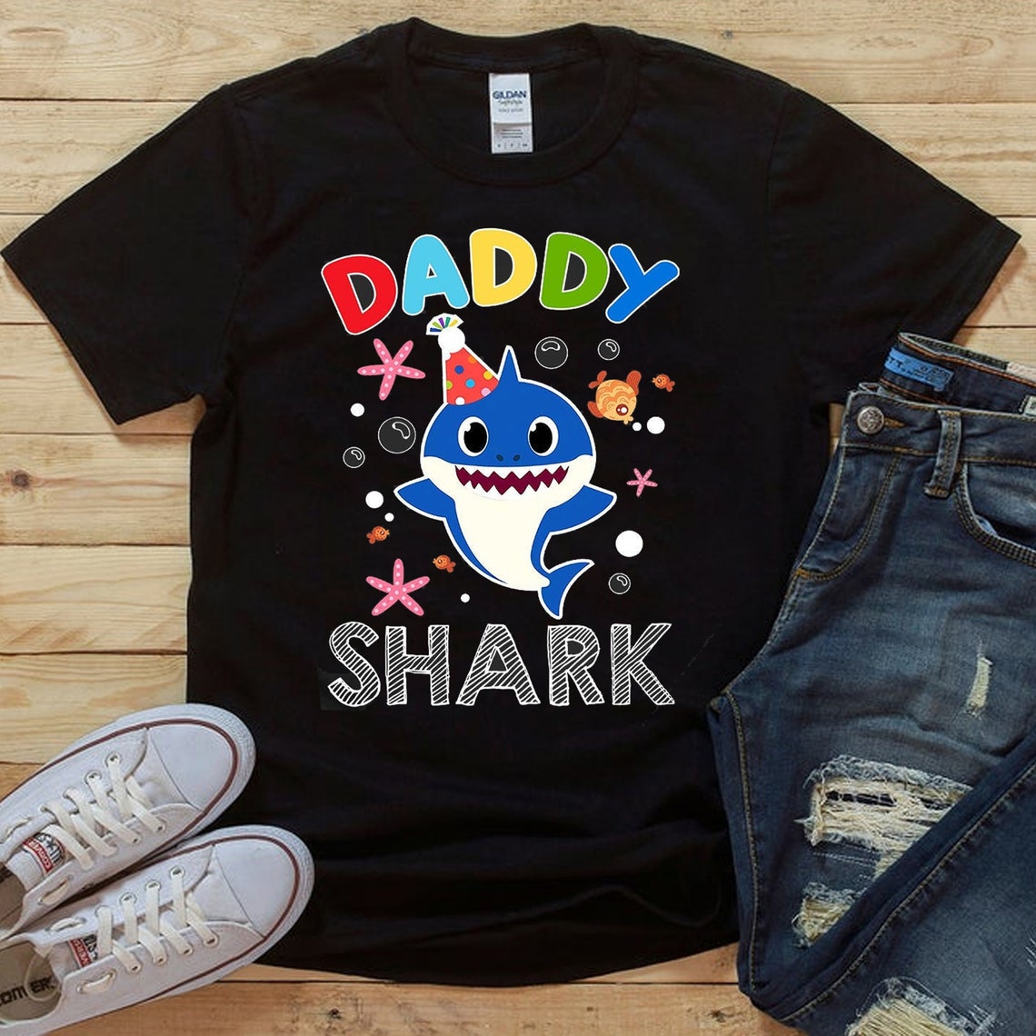 Personalized Shark Birthday Shirt Family Birthday Shark | Etsy