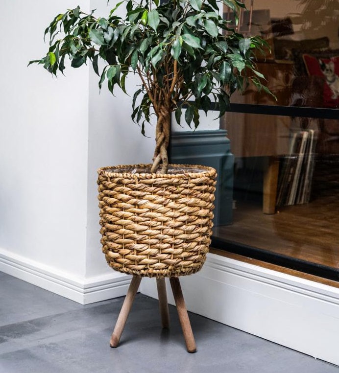 fiddle leaf fig fake tree 7.5' Faux Fiddle Leaf Fig Tree