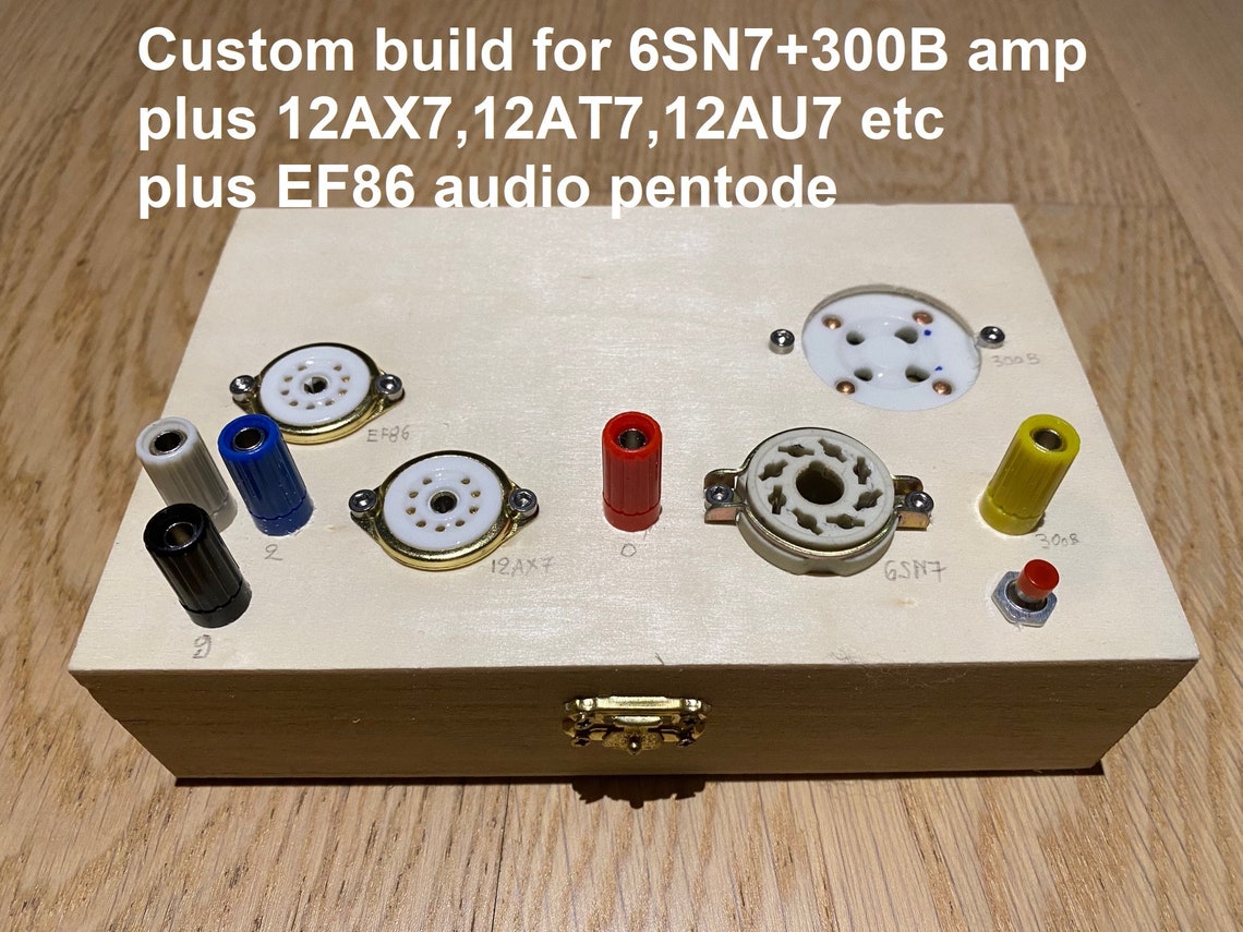 DIY tube tester tests dual triodes 12AX7 12AT7 12AU7 etc. Etsy