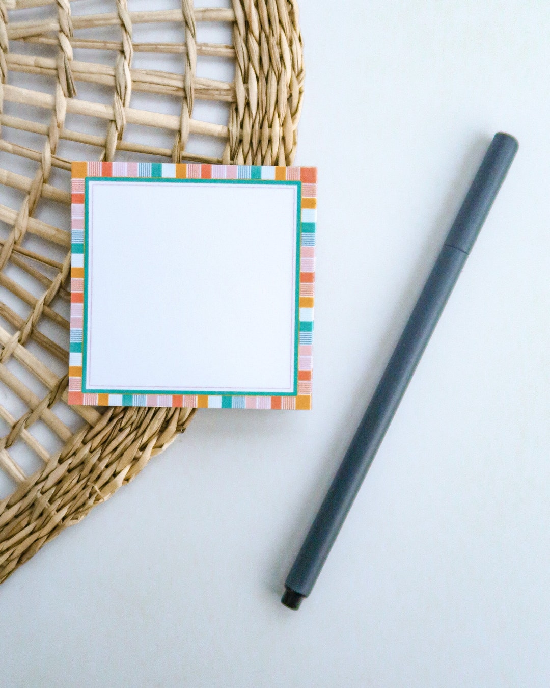 Mini-notes Retro Squares | 50 Pages With Magnetic Back for Refrigerator ...