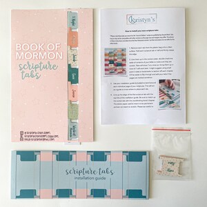 PASTEL- Book of Mormon Scripture Tabs for the Deseret Book “journal ...