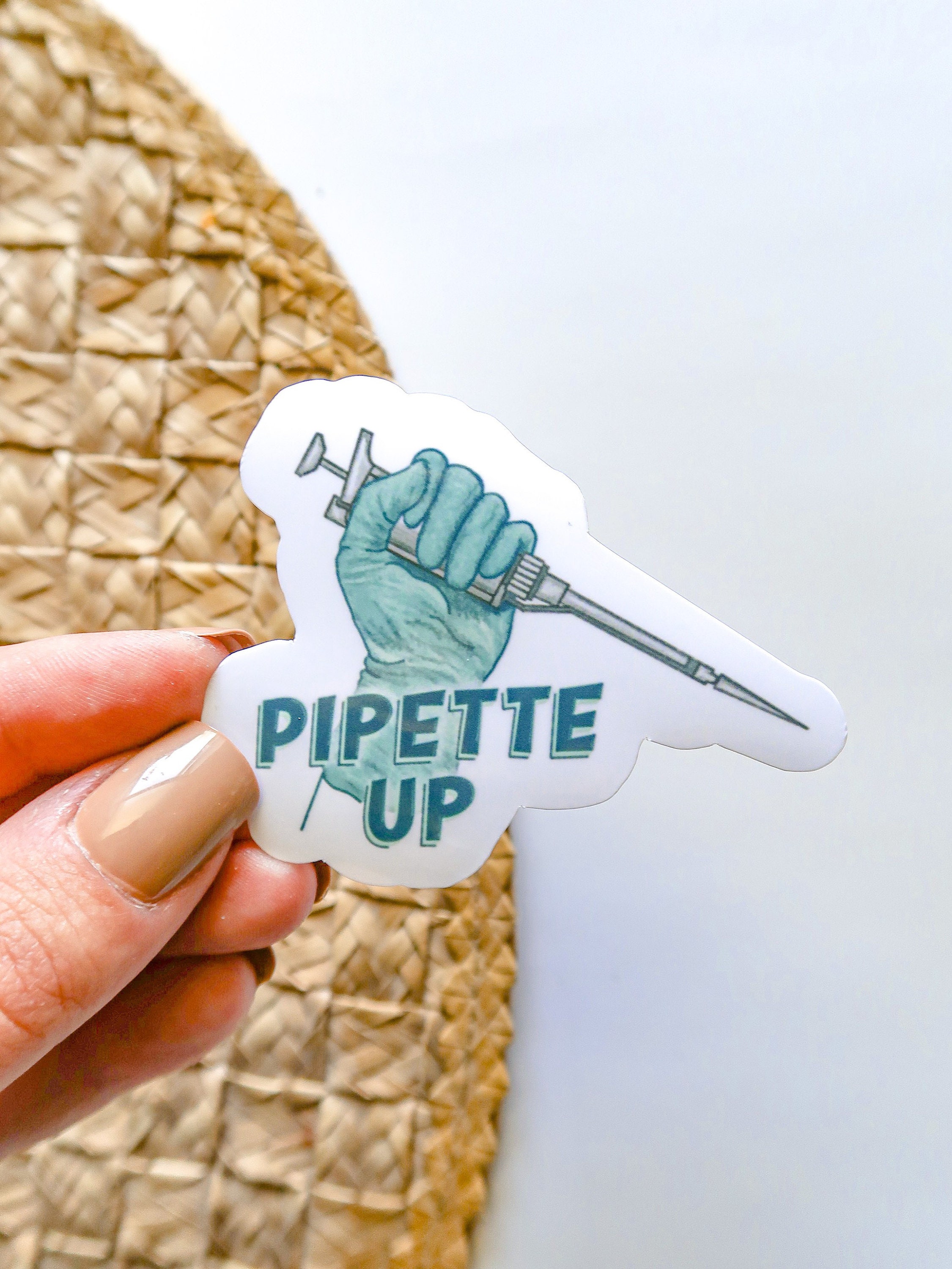 Sticker Pipite Pipette | Women in Science Sticker Pack | High Quality Waterproof Vinyl ...