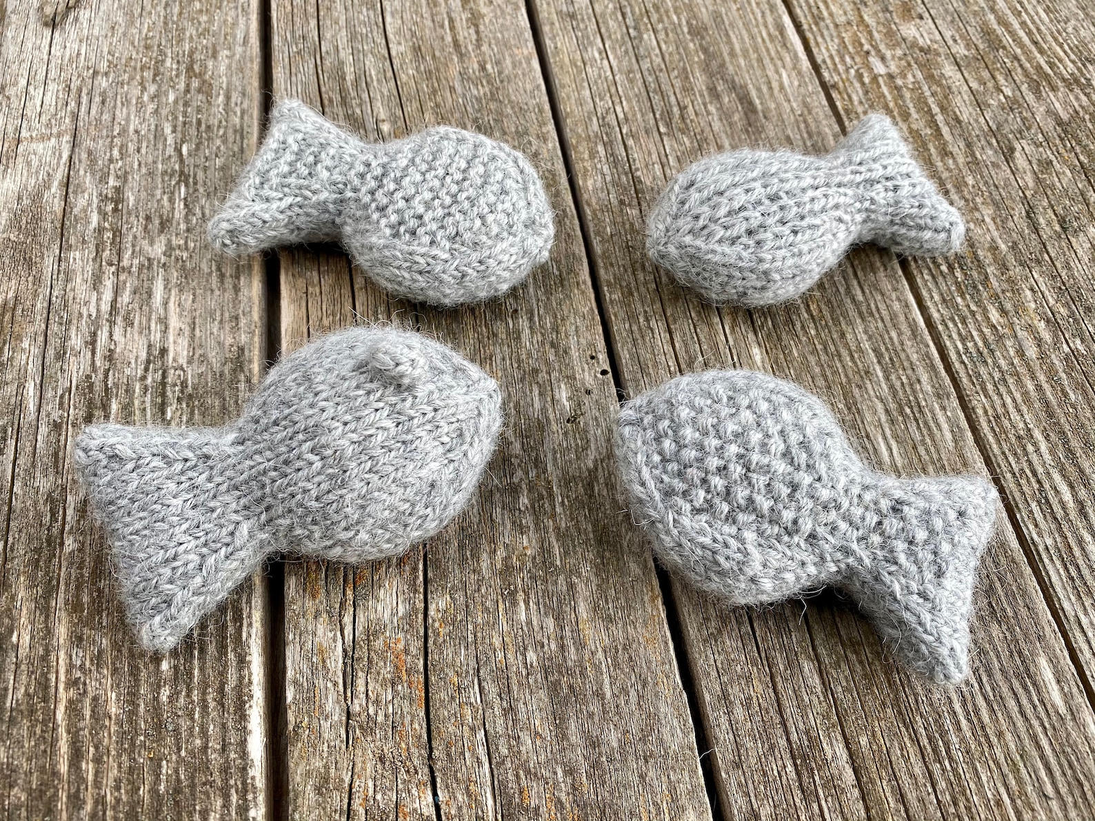 Fish Cat Toy, Pattern for Toys, PDF Pattern, DIY, Ecofriendly Knitted