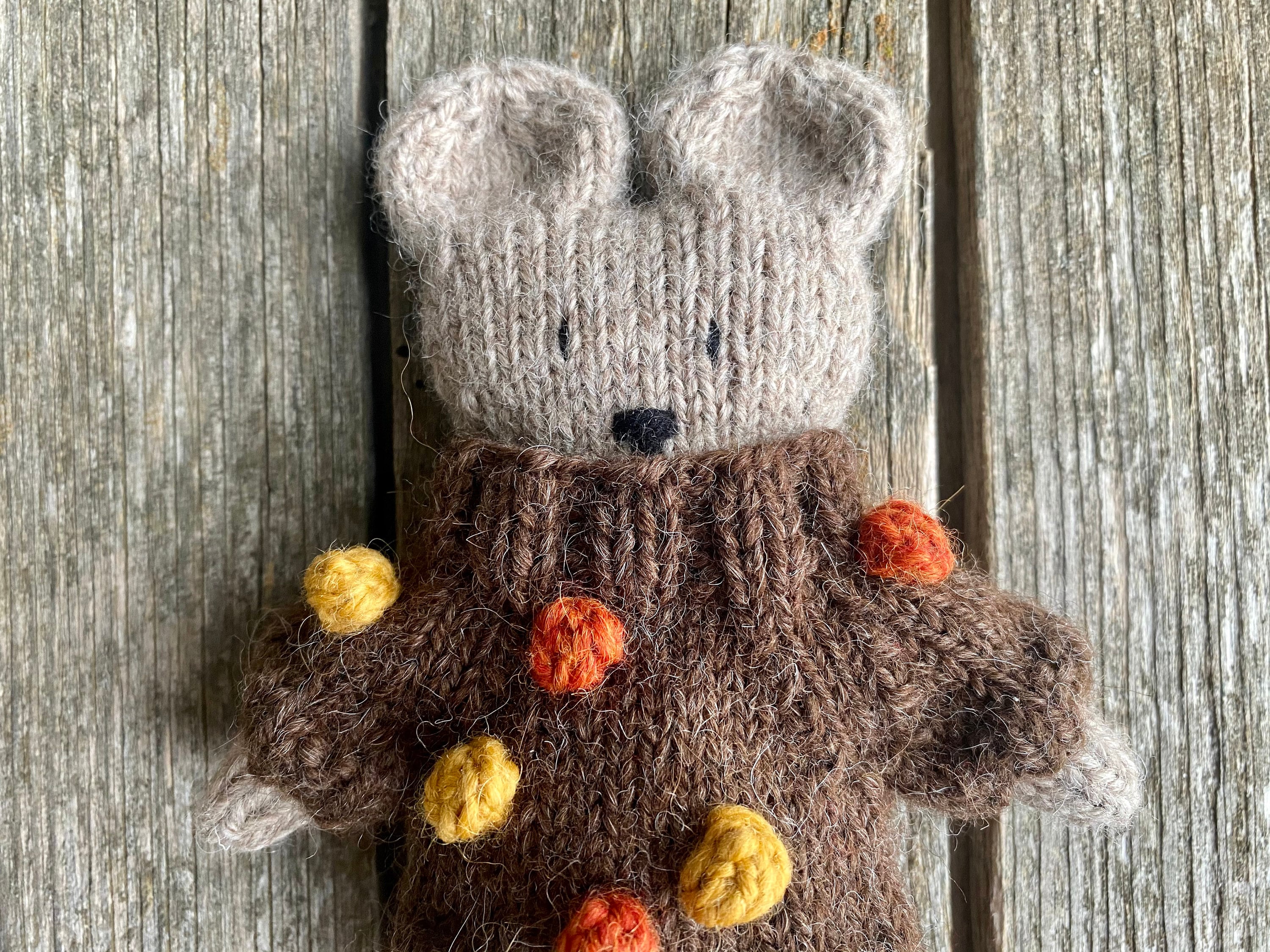 Stuffed Animal Clothes, Miniature Sweater, Bear Clothes Pattern, Doll