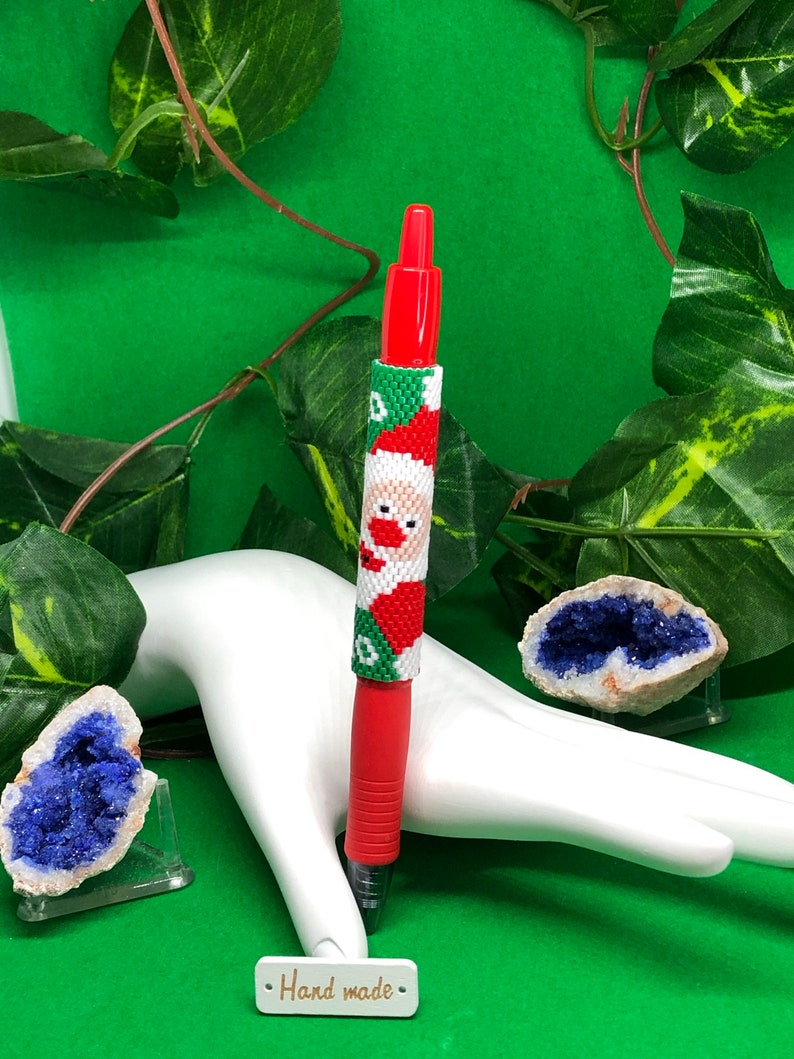 Santa Clause! G2 Hand Beaded Pen with FREE Velvet Gift Bag and Multiple Color Options