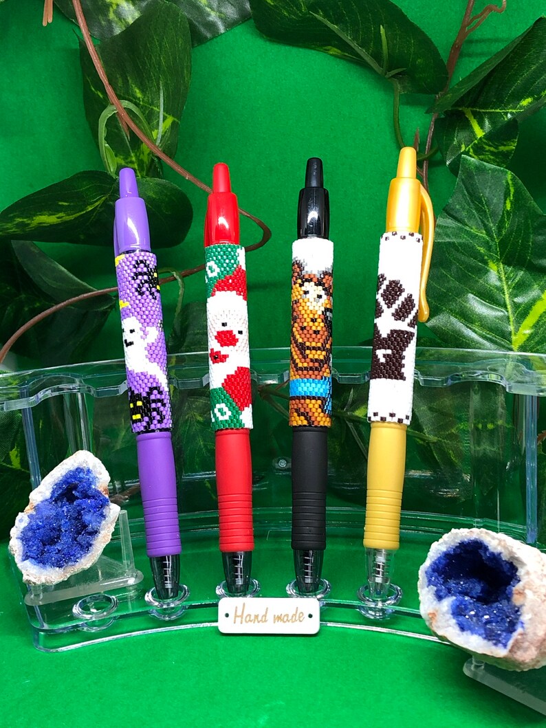 Santa Clause! G2 Hand Beaded Pen with FREE Velvet Gift Bag and Multiple Color Options