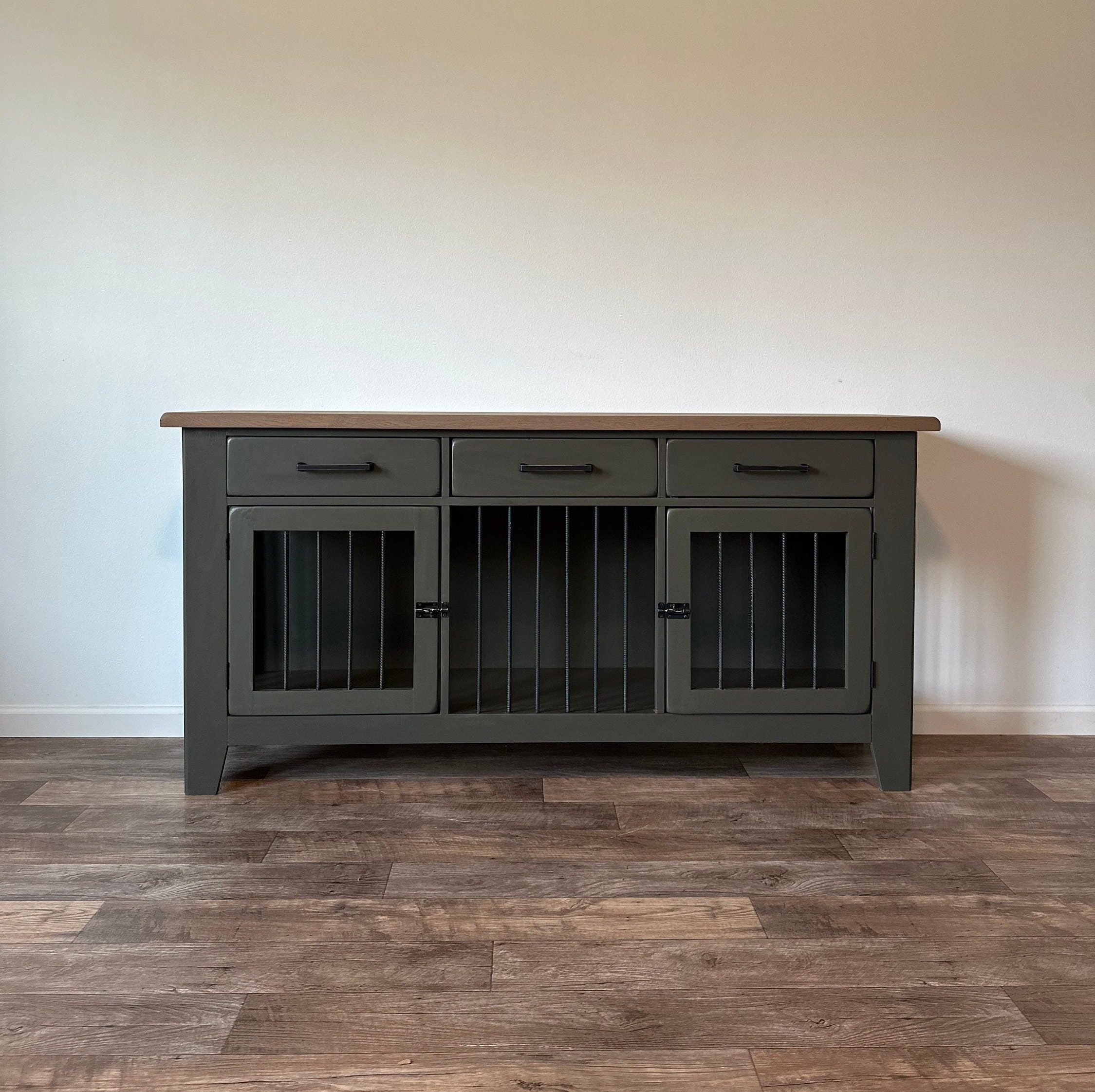 Dog Kennel Buffet Pet Furniture Etsy