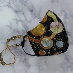Mooniverse Face Mask | Moon | Universe | Solar Themed | In The Beginning| Cosmos | Washable | Reusable