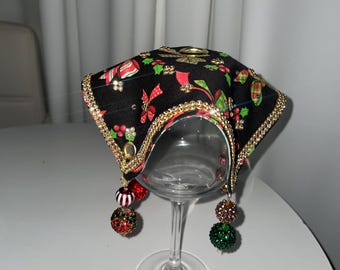 Holiday Cup Cover for Christmas Party Decor