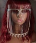 The AB Drip Luxury Face Shield™ | Bling Shield | Wedding Shield | Anti-Fog Face Shield | Rhinestone Face Shield 