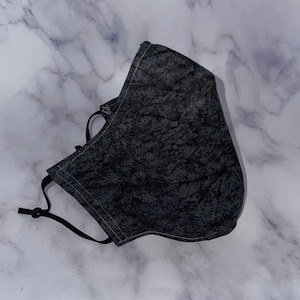 Black Distressed Face Mask | Unisex | All sizes