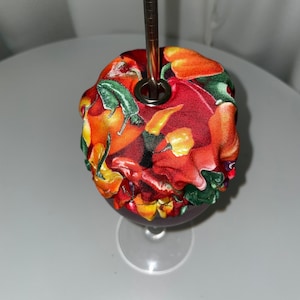 Chili Pepper Print Cup Cover for Beverages | Fitted Style | Anti-Spiking | Washable