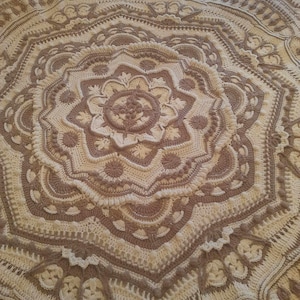 Crochet Mandala throw/blanket
