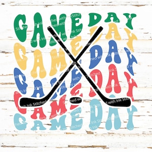 Hockey svg, Game day SVG, hockey player svg, hockey stick svg, hockey puck svg, game day png, hockey png, hockey mom gifts,  cut file cricut