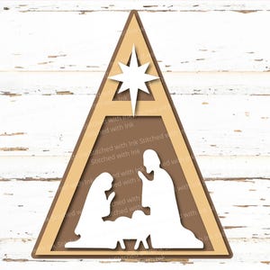 Svg de Navidad, pesebre, decoración de la escena de la natividad, Svg de la natividad, silueta del pesebre, silueta de la natividad, Svg cristiano, Svg religioso