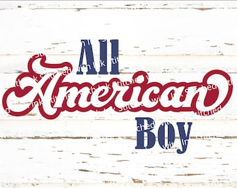 All American Svg, All American Boy Png, fourth of july Svg, Retro Svg, 4th of july Svg, Patriotic Svg, July 4th Svg, 4th of july Png,USA Svg
