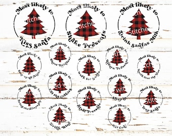 Most likely to Christmas Svg, Family Christmas Pajamas SVG, Most likely SVG, Christmas shirt Svg, Family Christmas Svg, Christmas SVG Bundle