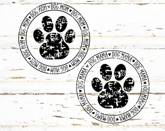 Hond moeder png, hond moeder SVG, hond mama SVG, honden SVG, pootafdruk SVG, hond mama png, hond shirt SVG, puppy SVG, huisdier SVG, hond SVG, hond poot SVG