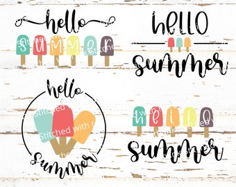 Download Hello Summer Svg Etsy