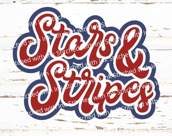 Stars and Stripes Png, Retro Svg, Stars and stripes Svg, Red white blue Svg, 4th of July Svg, Fourth of July Svg, July 4th Svg, Sublimation