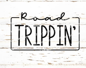 Road Trippin Svg, Road Trip Svg, Road Trip Png, license plate svg, Adventure Svg, Travel Svg, Explore Svg, Girls trip Svg,Road Trippin shirt