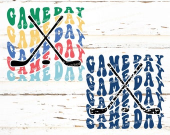 Hockey svg, Game day SVG, hockey player svg, hockey stick svg, hockey puck svg, game day png, hockey png, hockey mom gifts,  cut file cricut